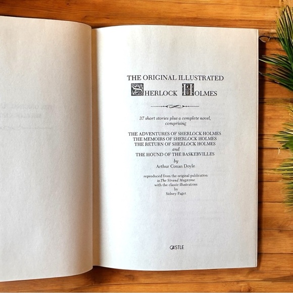 The Original Illustrated Sherlock Holmes by Arthur Conan Doyle | Hardcover - Picture 8 of 12